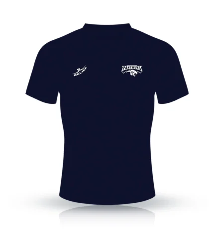 Cotton Tee Navy Plain Cardiff Panthers