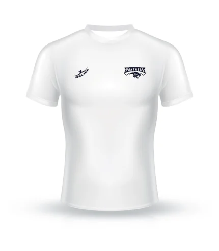 Cotton Tee White Plain Cardiff Panthers Cotton Tee White Plain Cardiff Panthers
