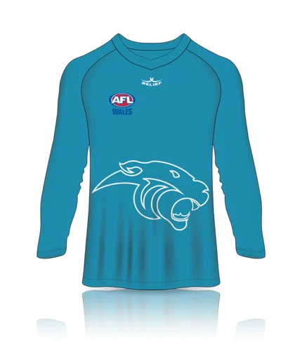 Blue Sub Long Sleeve Playing Jersey Cardiff Panthers